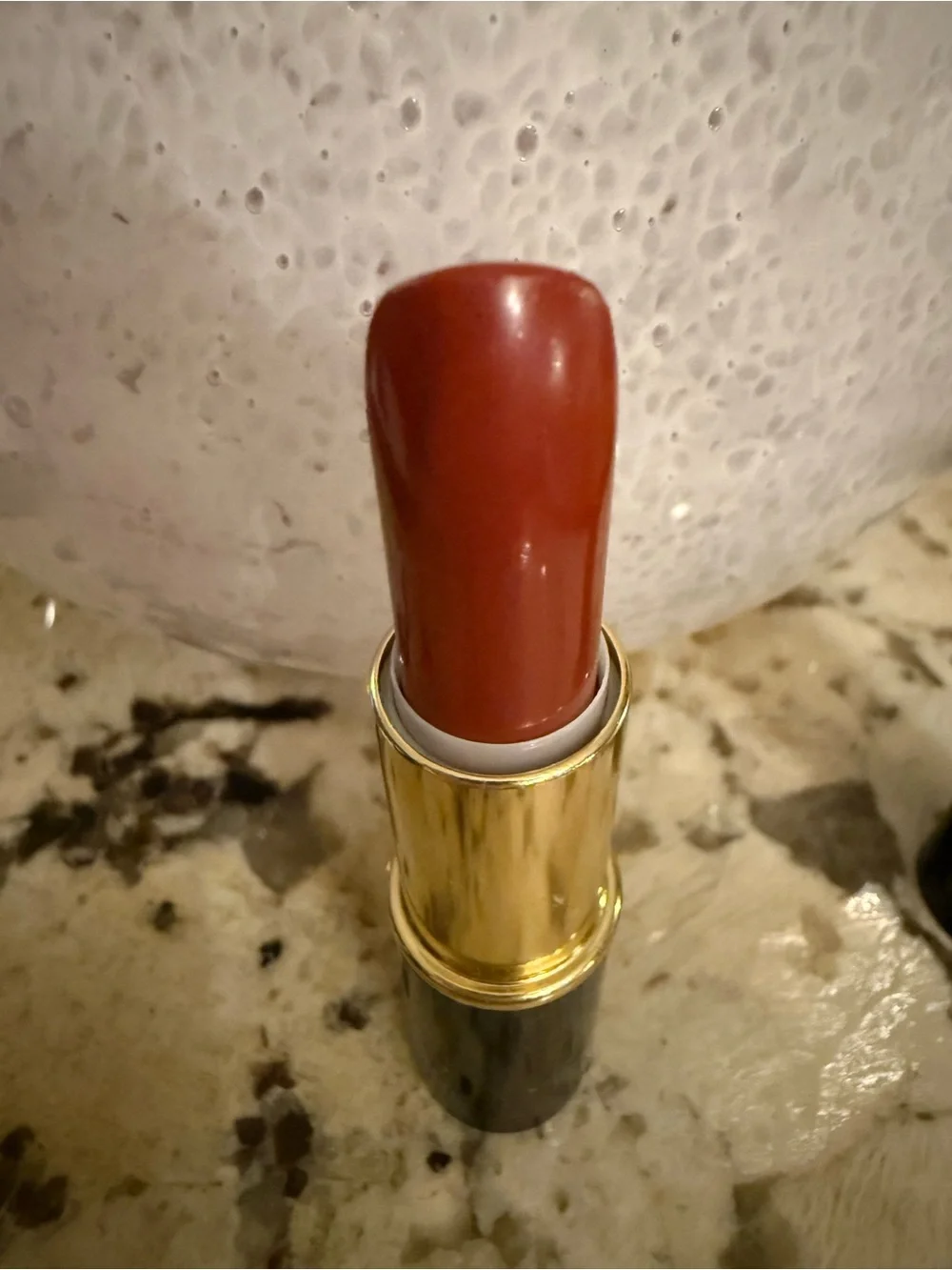 LANCOME L'Absolu Rouge Lipstick in Luxe Mahogany -Full Size/OS - Rare- NEW